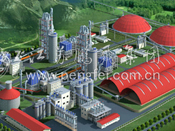 Cement grinding plant